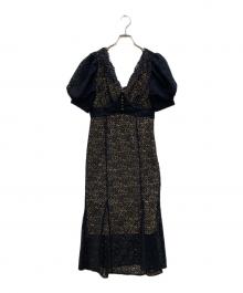 Snidel（スナイデル）の古着「レースワンピース」｜ブラック