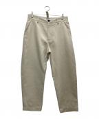 ZARA×STUDIO NICHOLSONザラ×スタジオ ニコルソン）の古着「ワイドテーパードパンツ」｜ベージュ