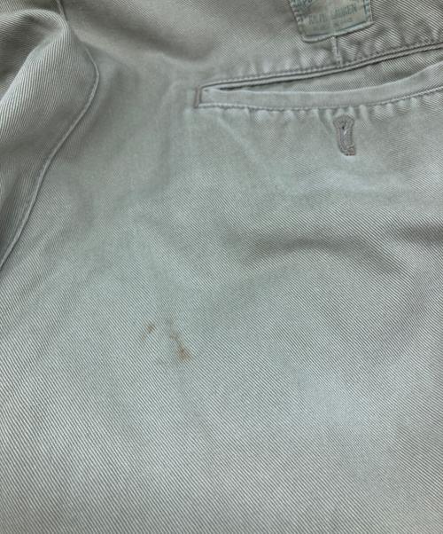 POLO RALPH LAUREN（ポロ・ラルフローレン）POLO RALPH LAUREN (ポロ・ラルフローレン) タックパンツ ベージュ サイズ:ーの古着・服飾アイテム