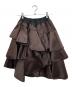 machatt（マチャット）の古着「アシメフリルスカート」｜ブラウン
