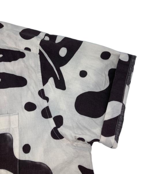 pataloha（パタロハ）pataloha (パタロハ) アロハシャツ ホワイト×ブラウン サイズ:ＸＬの古着・服飾アイテム