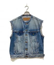 INSCRIRE（アンスクリア）の古着「カットオフトラッカージャケット」｜インディゴ