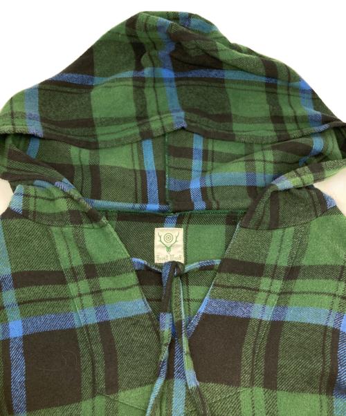 South2 West8（サウスツー ウエストエイト）South2 West8 (サウスツー ウエストエイト) Mexican Parka/メキシカンパーカー グリーン×ブラック サイズ:Sの古着・服飾アイテム