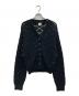6(ROKU) BEAUTY&YOUTH（ロク ビューティーアンドユース）の古着「スカシ Vネック カーディガン」｜ブラック
