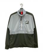 NIKEナイキ）の古着「ハーフジップスウェット」｜グリーン