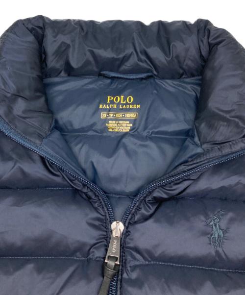 POLO RALPH LAUREN（ポロ・ラルフローレン）POLO RALPH LAUREN (ポロ・ラルフローレン) ダウンベスト ネイビー サイズ:ＸＳの古着・服飾アイテム
