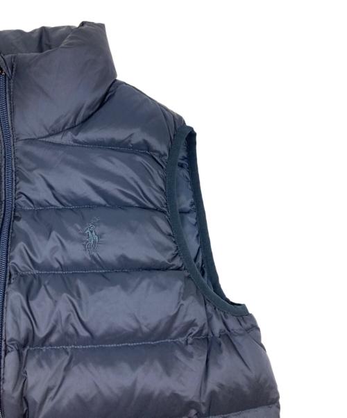 POLO RALPH LAUREN（ポロ・ラルフローレン）POLO RALPH LAUREN (ポロ・ラルフローレン) ダウンベスト ネイビー サイズ:ＸＳの古着・服飾アイテム