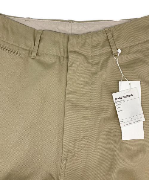 nanamica（ナナミカ）nanamica (ナナミカ) Wide Chino Pants/ワイドチノパンツ ベージュ サイズ:Ｗ32の古着・服飾アイテム