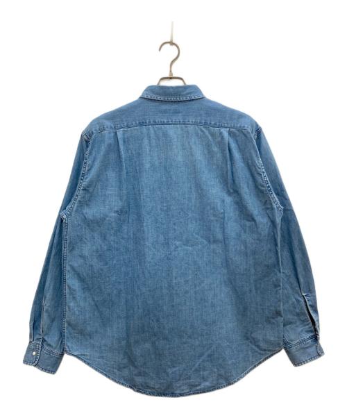 nanamica（ナナミカ）nanamica (ナナミカ) Regular Collar Light Denim Shirt/レギュラーカラーライトデニムシャツ インディゴ サイズ:Ｍの古着・服飾アイテム
