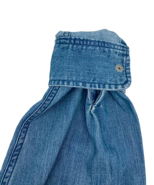 nanamica（ナナミカ）nanamica (ナナミカ) Regular Collar Light Denim Shirt/レギュラーカラーライトデニムシャツ インディゴ サイズ:Ｍの古着・服飾アイテム