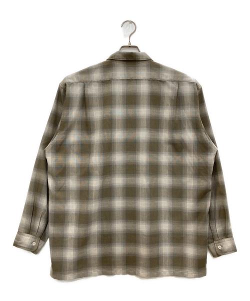 THE NORTH FACE（ザ ノース フェイス）THE NORTH FACE (ザ ノース フェイス) ロングスリーブウーリーチェックシャツ ベージュ サイズ:Ｍの古着・服飾アイテム