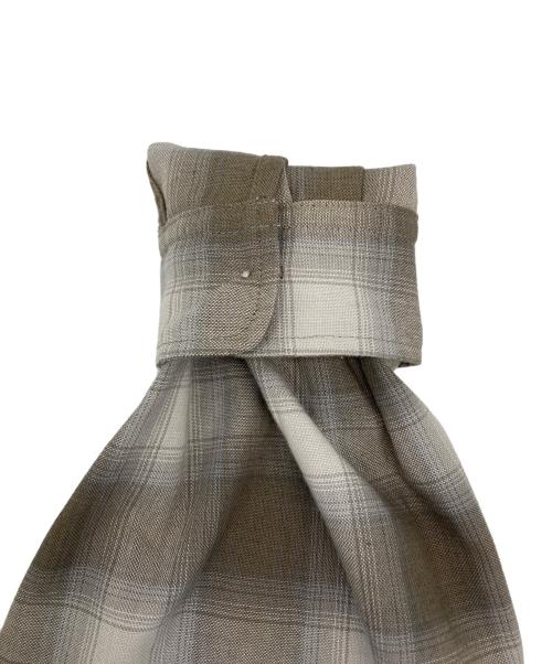 THE NORTH FACE（ザ ノース フェイス）THE NORTH FACE (ザ ノース フェイス) ロングスリーブウーリーチェックシャツ ベージュ サイズ:Ｍの古着・服飾アイテム