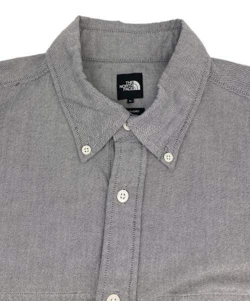 THE NORTH FACE（ザ ノース フェイス）THE NORTH FACE (ザ ノース フェイス) LS FD NUPTSE SHIRT グレー サイズ:Lの古着・服飾アイテム