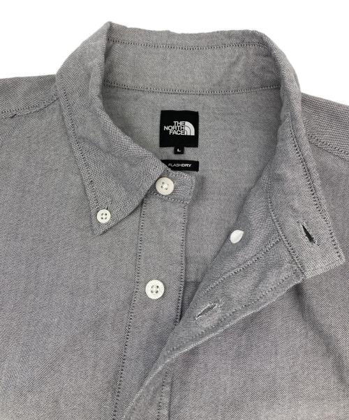 THE NORTH FACE（ザ ノース フェイス）THE NORTH FACE (ザ ノース フェイス) LS FD NUPTSE SHIRT グレー サイズ:Lの古着・服飾アイテム