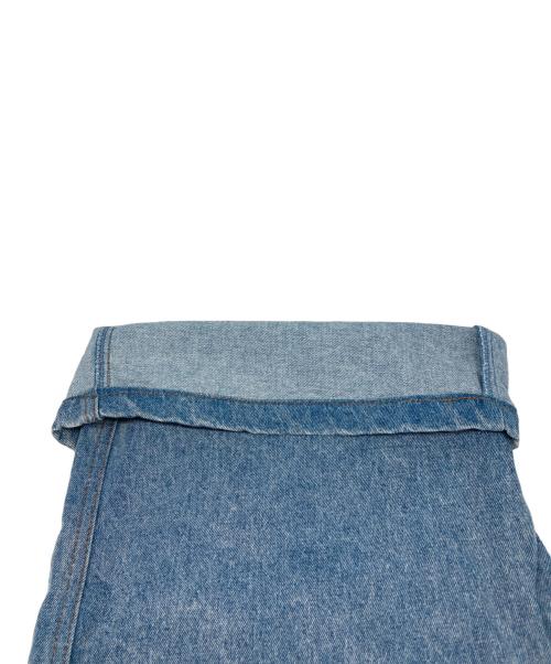 MAISON SPECIAL（メゾンスペシャル）MAISON SPECIAL (メゾンスペシャル) Double Waist Baggy Denim Pants/ダブルウエストバギーデニム インディゴ サイズ:36の古着・服飾アイテム