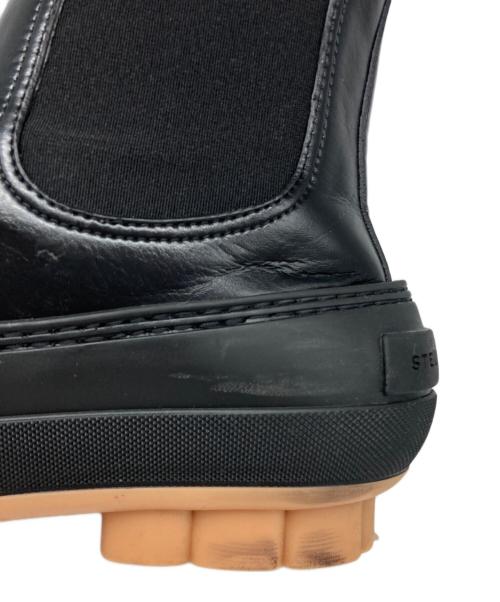 STELLA McCARTNEY（ステラマッカートニー）STELLA McCARTNEY (ステラマッカートニー) サイドゴアガムブーツ ブラック サイズ:37の古着・服飾アイテム