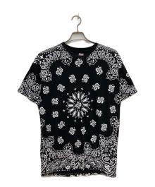 Hanes×SUPREME（ヘインズ×シュプリーム）の古着「Bandana Tagless Tees/バンダナ タグレス ティー」｜ブラック