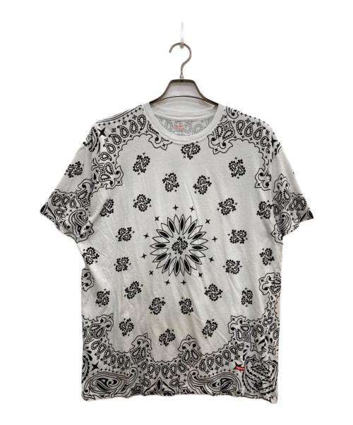 Hanes（ヘインズ）Hanes (ヘインズ) Supreme (シュプリーム) Bandana Tagless Tees/バンダナ タグレス ティー ホワイト サイズ:XLの古着・服飾アイテム