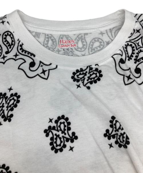 Hanes（ヘインズ）Hanes (ヘインズ) Supreme (シュプリーム) Bandana Tagless Tees/バンダナ タグレス ティー ホワイト サイズ:XLの古着・服飾アイテム