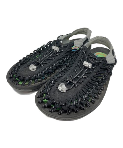 KEEN（キーン）KEEN (キーン) ユニークサンダル ブラック×グレー サイズ:27の古着・服飾アイテム