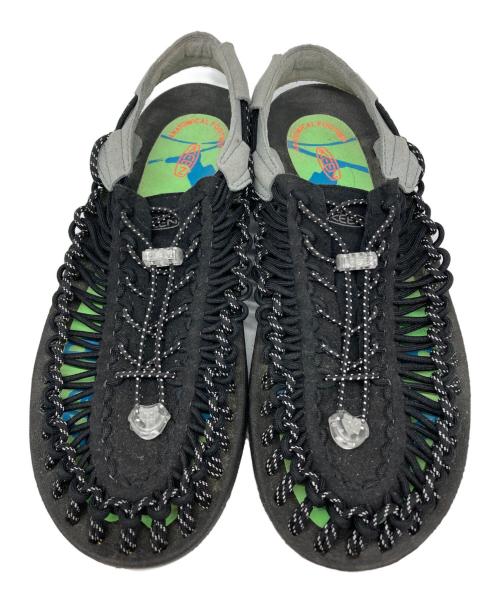 KEEN（キーン）KEEN (キーン) ユニークサンダル ブラック×グレー サイズ:27の古着・服飾アイテム