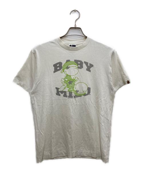 A BATHING APE（ア ベイシング エイプ）A BATHING APE (ア ベイシング エイプ) BABY MILO LISA SEX Tshirt ホワイト サイズ:ⅯEDIUMの古着・服飾アイテム