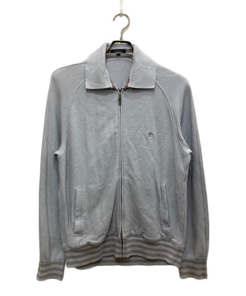 BURBERRY BLACK LABEL（バーバリーブラックレーベル）BURBERRY BLACK LABEL (バーバリーブラックレーベル) スウェットジャケット ブルー サイズ:Lの古着・服飾アイテム