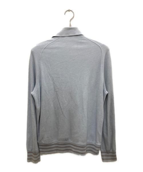 BURBERRY BLACK LABEL（バーバリーブラックレーベル）BURBERRY BLACK LABEL (バーバリーブラックレーベル) スウェットジャケット ブルー サイズ:Lの古着・服飾アイテム