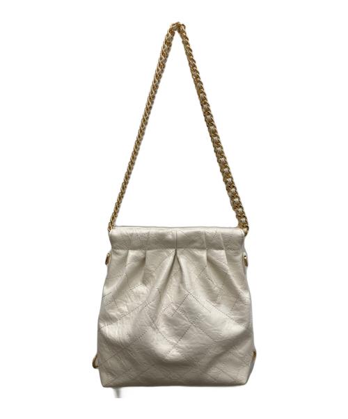 CHARLES & KEITH（チャールズアンドキース）CHARLES & KEITH (チャールズ＆キース) ドゥオ チェーンハンドルツーウェイバックパック ホワイトの古着・服飾アイテム