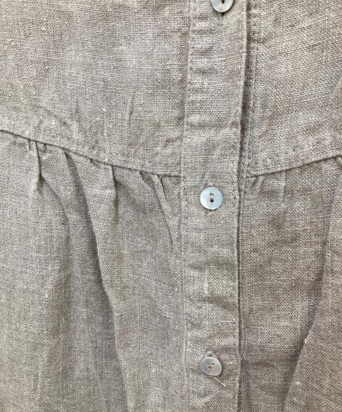 fog linen work（フォグリネンワーク）fog linen work (フォグリネンワーク) ノースリーブワンピース ベージュ サイズ:表記無の古着・服飾アイテム