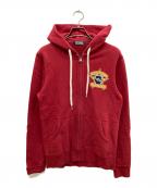 Hysteric Glamourヒステリックグラマー）の古着「フルジップパーカー」｜レッド