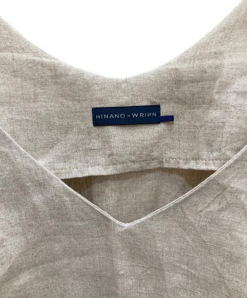 HINANO × WRINN（ヒナノ×リン）HINANO × WRINN (ヒナノ×リン) オールインワン ベージュ サイズ:38の古着・服飾アイテム