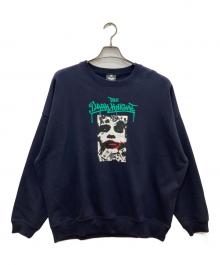 centimeter×DARK KNIGHT（センチメーター×ダークナイト）の古着「プリントスウェット」｜ネイビー
