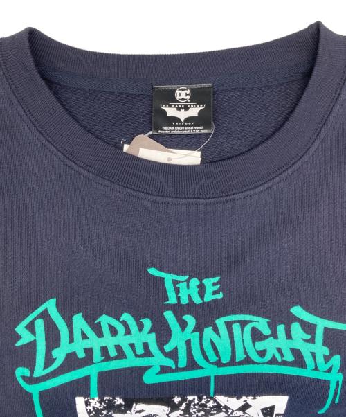 centimeter（センチメーター）centimeter (センチメーター) Dark knight (ダークナイト) プリントスウェット ネイビー サイズ:Lの古着・服飾アイテム