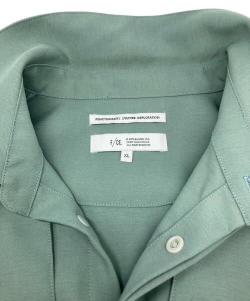F/CE.（エフシーイー）F/CE. (エフシーイー) TECH STRING SHIRT/テック ストリング シャツ グリーン サイズ:XLの古着・服飾アイテム