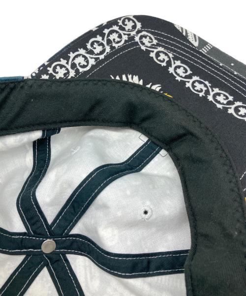 NEIGHBORHOOD（ネイバーフッド）NEIGHBORHOOD (ネイバーフッド) ダッドバンダナキャップ グレー×ブルー サイズ:FITS ALLの古着・服飾アイテム