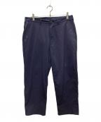 Barbourバブアー）の古着「ワイドパンツ」｜ネイビー