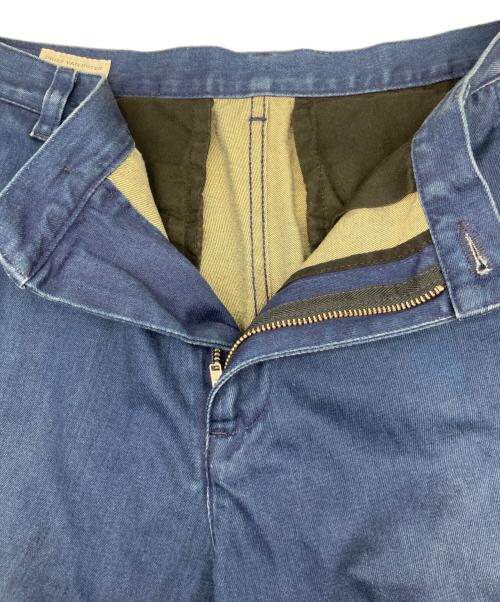 DRIES VAN NOTEN（ドリスヴァンノッテン）DRIES VAN NOTEN (ドリスヴァンノッテン) ワイドテーパードデニムパンツ インディゴ サイズ:46の古着・服飾アイテム
