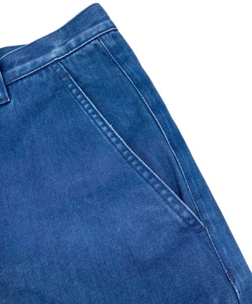 DRIES VAN NOTEN（ドリスヴァンノッテン）DRIES VAN NOTEN (ドリスヴァンノッテン) ワイドテーパードデニムパンツ インディゴ サイズ:46の古着・服飾アイテム