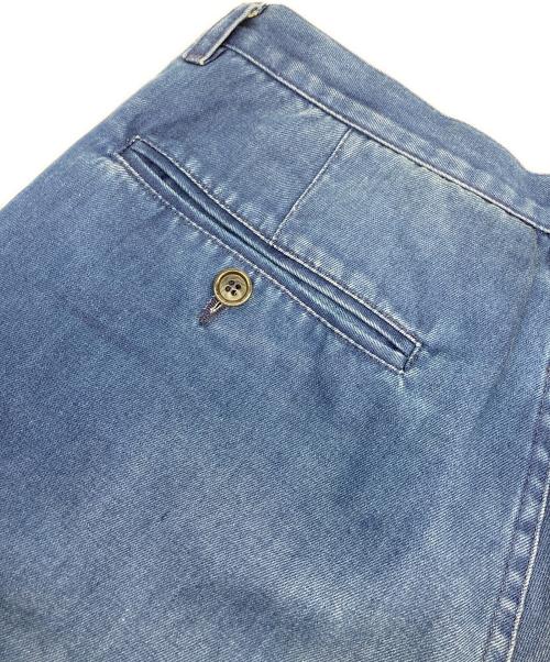 DRIES VAN NOTEN（ドリスヴァンノッテン）DRIES VAN NOTEN (ドリスヴァンノッテン) ワイドテーパードデニムパンツ インディゴ サイズ:46の古着・服飾アイテム