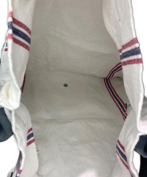 LONGCHAMP（ロンシャン）LONGCHAMP (ロンシャン) CHARVET EDITIONS (シャルベ エディション) 2WAYショルダーバッグ ホワイト×レッドの古着・服飾アイテム