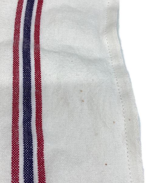 LONGCHAMP（ロンシャン）LONGCHAMP (ロンシャン) CHARVET EDITIONS (シャルベ エディション) 2WAYショルダーバッグ ホワイト×レッドの古着・服飾アイテム