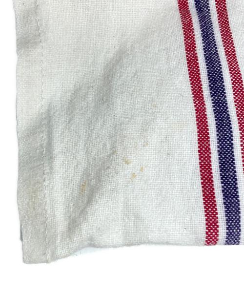 LONGCHAMP（ロンシャン）LONGCHAMP (ロンシャン) CHARVET EDITIONS (シャルベ エディション) 2WAYショルダーバッグ ホワイト×レッドの古着・服飾アイテム