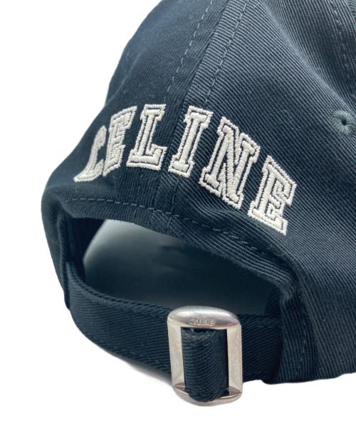 CELINE（セリーヌ）CELINE (セリーヌ) ベースボールキャップ ブラック サイズ:Lの古着・服飾アイテム