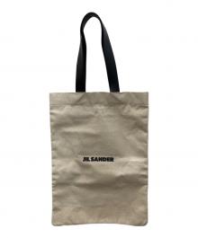 JIL SANDER（ジルサンダー）の古着「BOOK TOTE GRANDE/ブック トート グランデ」｜アイボリー×ブラック
