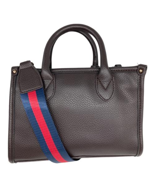 GALENA（ガレナ）GALENA (ガレナ) 2WAYショルダーバッグ ブラウンの古着・服飾アイテム