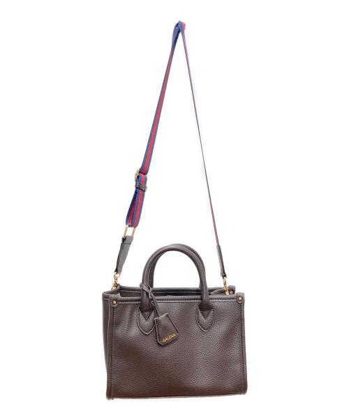GALENA（ガレナ）GALENA (ガレナ) 2WAYショルダーバッグ ブラウンの古着・服飾アイテム