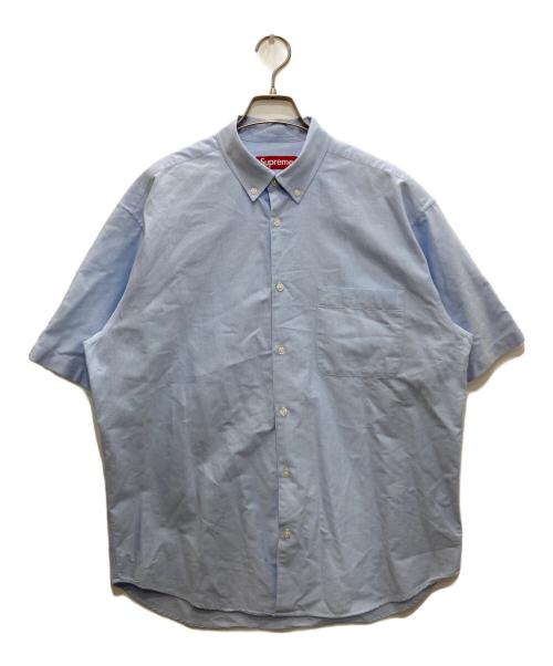 SUPREME（シュプリーム）Supreme (シュプリーム) LOOSE FIT S/S OXFORD SHIRT/ルーズ フィット S/S オックスフォード シャツ ブルー サイズ:Ⅿの古着・服飾アイテム