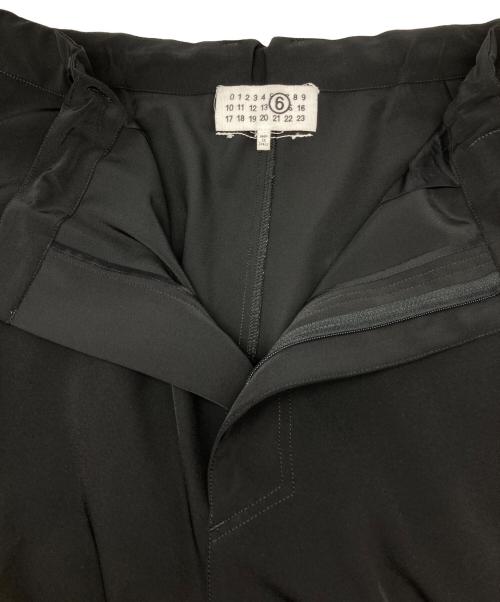 MM6 Maison Margiela（エムエムシックスメゾンマルジェラ）MM6 Maison Margiela (エムエムシックスメゾンマルジェラ) ボリュームレングスパンツ ブラック サイズ:46の古着・服飾アイテム