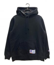 Champion×SUPREME（チャンピオン×シュプリーム）の古着「Hooded Sweatshirt」｜ブラック
